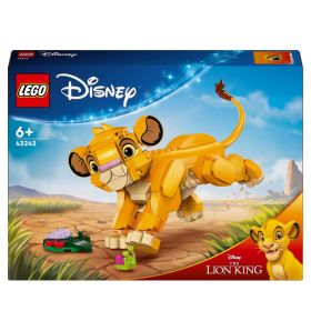 LEGO Disney 43243 Simba, das Löwenjunge des Königs, Kinderspielzeug