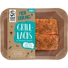 Grill-Lachs, Gartenkräuter