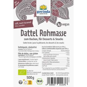 Link zu  Dattel Rohmasse