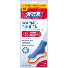 Wärme-Sohlen Gr. L 41-45