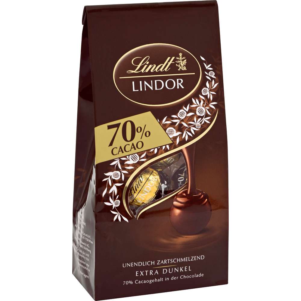 Lindor Schokokugeln Dark 70% von Lindt ⮞ Ansehen | Globus Lindor Schokokugeln Dark 70% von Lindt ⮞ Ansehen | Globus
