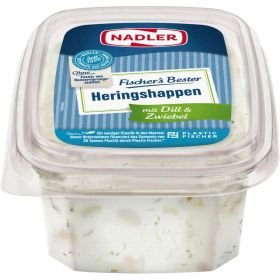 Heringshappen mit Dill & Zwiebel