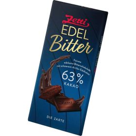 Tafelschokolade, Edelbitter 63%