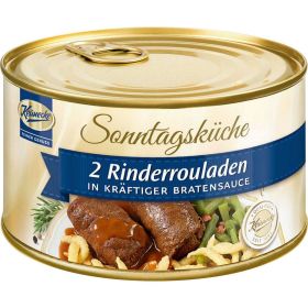 Rinderrouladen, in kräftiger Bratensauce