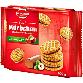 Edel Mürbchen mit Nougatcreme