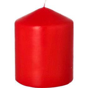 Stumpenkerze, tangorot