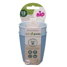 Trinkbecher Eat Green, 2er Set, verschiedene Farben