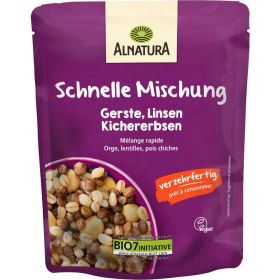 Bio Schnelle Mischung Gerste, Linsen, Kichererbsen