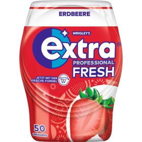 Kaugummi Extra Professional, Fresh Erdbeere