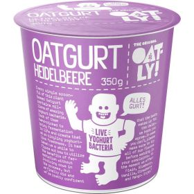 Oatgurt, Hafer-Joghurtalternative Heidelbeere, ungesüßt vegan