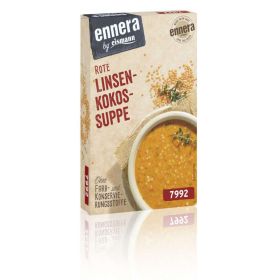 Rote Linsen-Kokos-Suppe