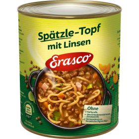 Spätzle-Topf mit Linsen