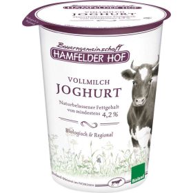 Bio Joghurt, Vollmilch 4,2% Fett