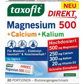 Magnesium 500 + Calcium + Kalium direkt