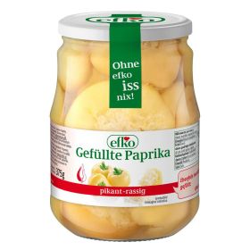 Paprika, gefüllt mit Kraut