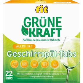 Grüne Kraft Geschirrspül-Tabs, Alles in 1