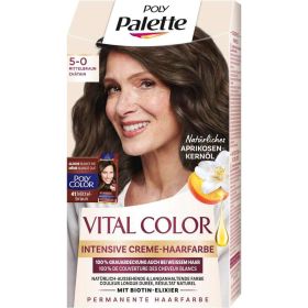 Haarfarbe Vital Color, 5-0 Mittelbraun