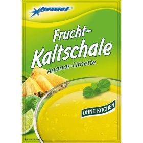 Frucht-Kaltschale, Ananas-Limette