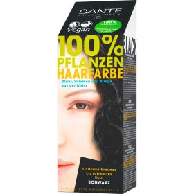 Bio Pflanzenhaarfarbe, Schwarz