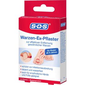 Warzen-Ex-Pflaster, 24 Stück