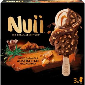 Stiel-Eis, Salted Caramel & Macadamia