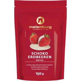 Schoko Erdbeeren weiss