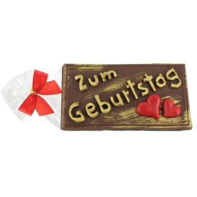 Tafelschokolade Geburtstag, Schokolade-Marzipan