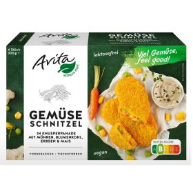 Gemüse-Schnitzel, tiefgekühlt