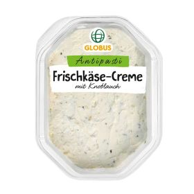Frischkäse-Creme mit Knoblauch