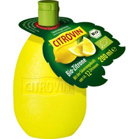 Citrovin Bio Zitronenkonzentrat, 200 ml