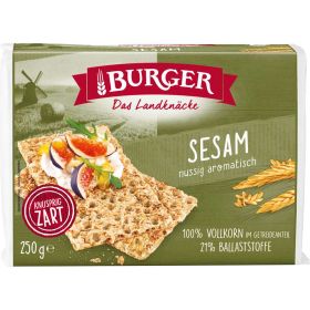 Roggenvollkorn-Knäckebrot, Sesam