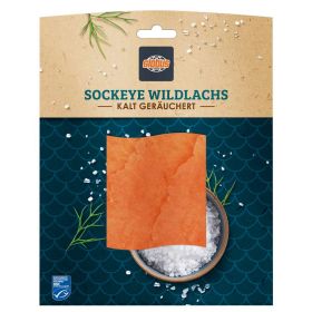 Sockeye Wildlachs, kaltgeräuchert