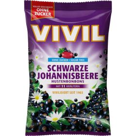 Hustenbonbons, Schwarze Johannisbeere, ohne Zucker