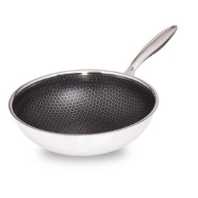 Wok 28 cm, Wabenstruktur