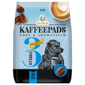 Kaffeepads Stärke 3 entkoffeiniert, edel und aromatisch