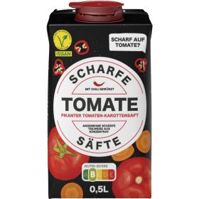 Pikanter Tomaten-Karottensaft