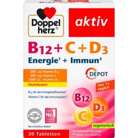 Vitamin B12+C+D3 Kapseln