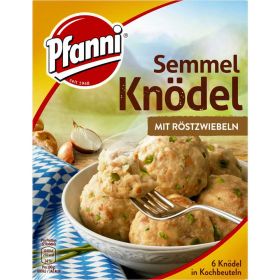 Semmel Knödel mit Röstzwiebel