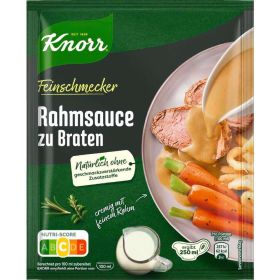 Rahmsauce zu Braten