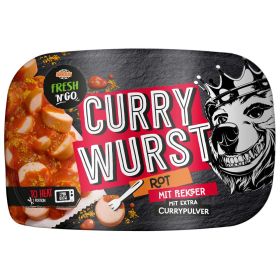 Currywurst, rot