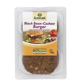 Veganer Burger, Black-Bean-Cashew