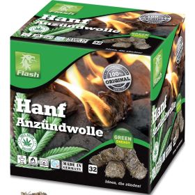 Hanf Anzündwolle