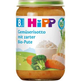 Babynahrung Menü, Gemüserisotto-Bio Pute