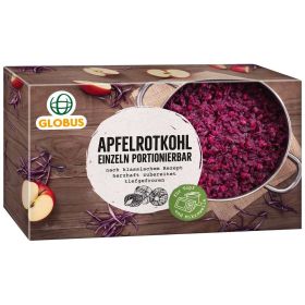 Apfelrotkohl tiefgefroren