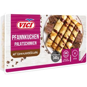 Link zu  Pfannkuchen mit Schokoladen Füllung