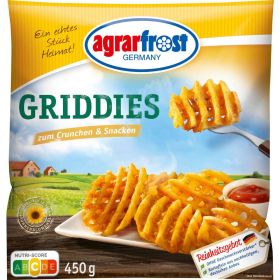 Griddies Gitter-Kartoffeln, tiefgekühlt