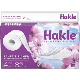 Toilettenpapier Sanft & Sicher, 4-lagig