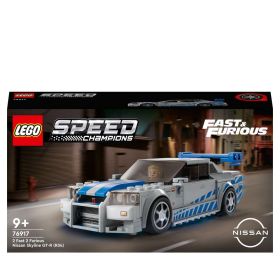 LEGO Speed Champions 76917 2 Fast 2 Furious Nissan Skyline GT-R (R34)