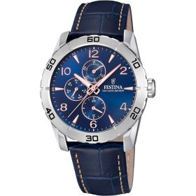 Link zu  Armbanduhr silber/blau