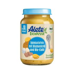 Link zu  Babynahrung, Bio-Rahmkartoffeln mit Blumenkohl & Kalb